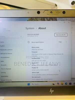 Laptop HP EliteBook 745 G6 8GB AMD Ryzen 5 SSD 256GB