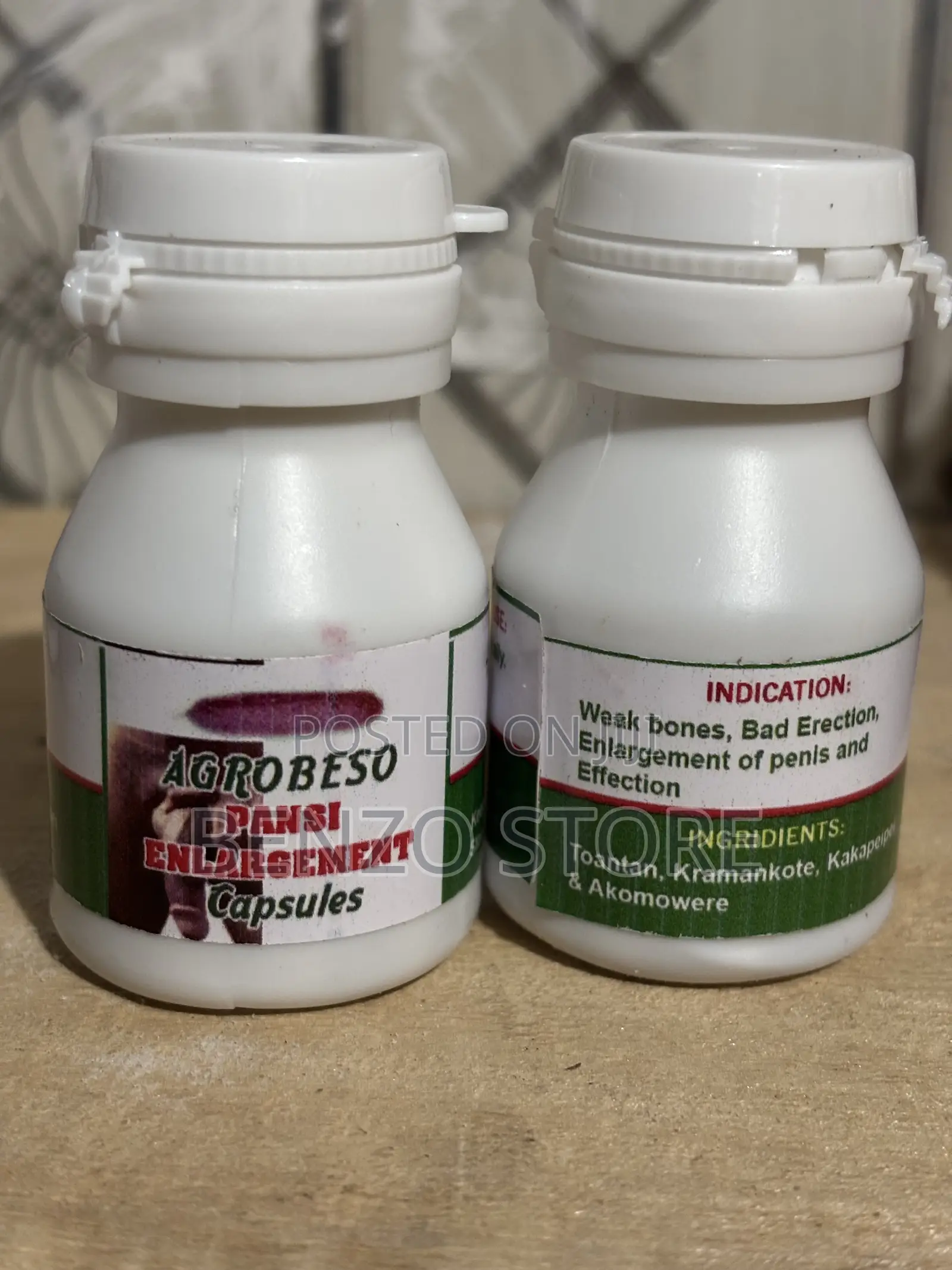 Quality Organic Agrobeso Penis Enlargement Capsules Natural Formula