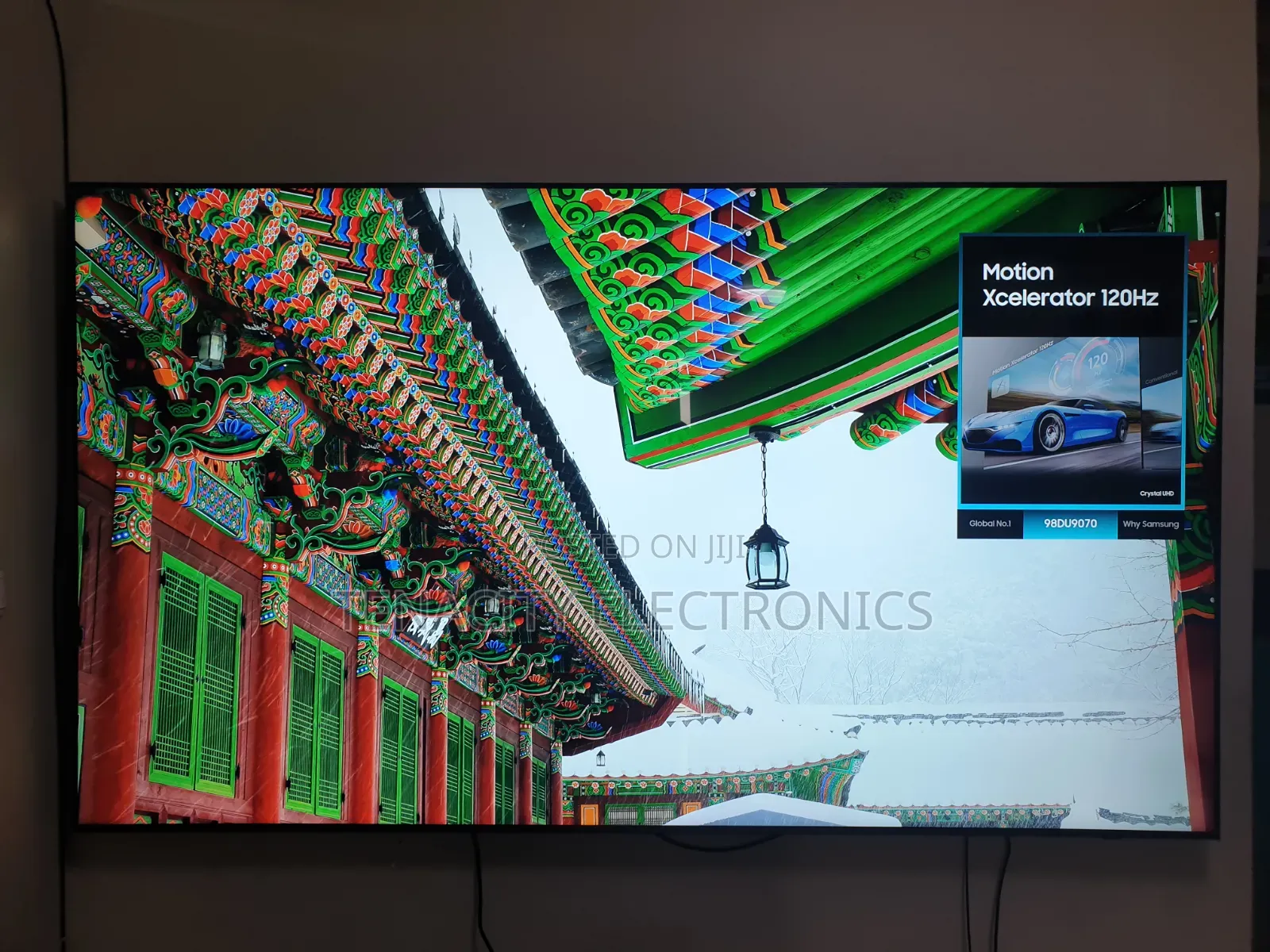 98"Samaung Crystal Uhd HDR Smart Satellite Tv