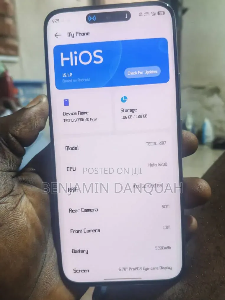 Tecno Spark 40 Pro+ 128 GB Silver