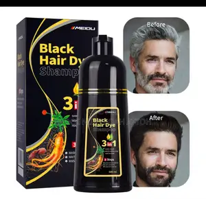 Original Black Hair Dye Shampoo (For Gray and Fade Hair)Black