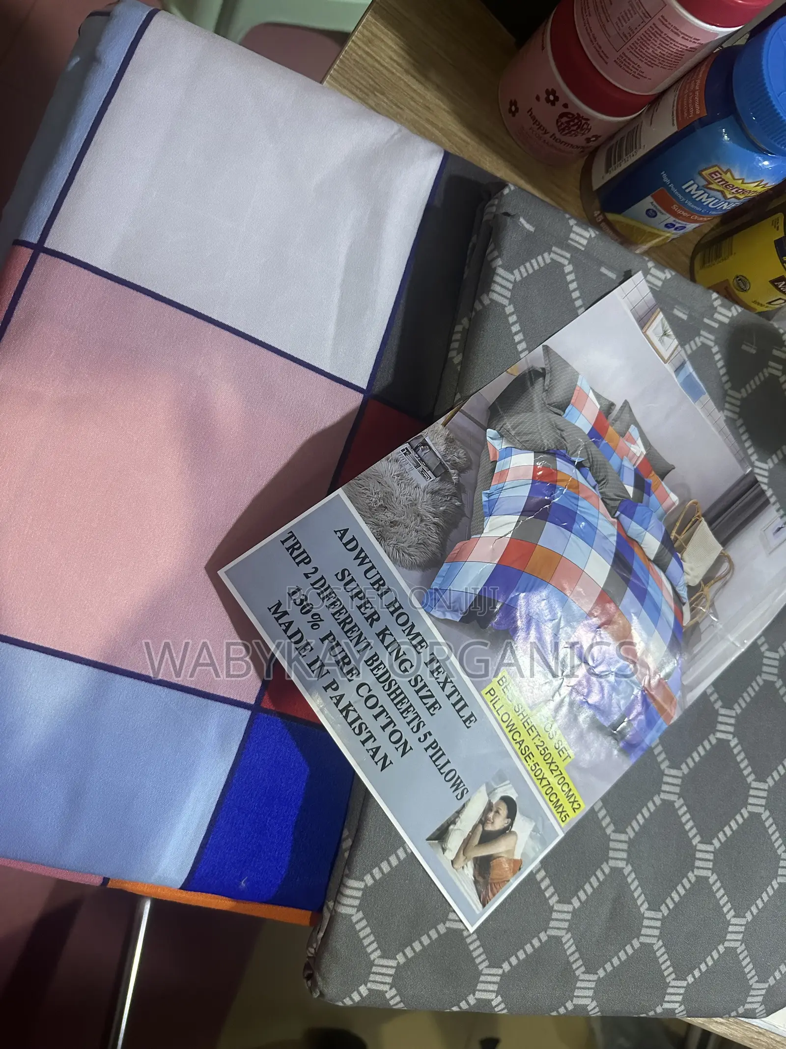 Cotton Bedsheet King Size, 5in 1.