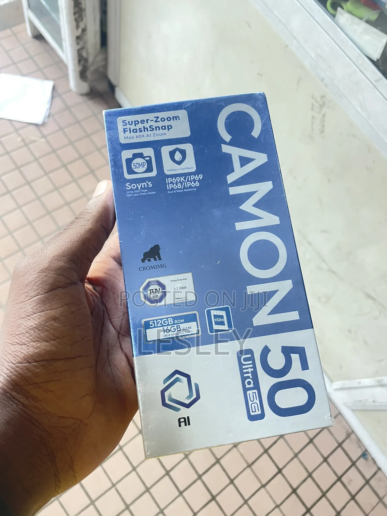 New Tecno Camon 50 Ultra 512 GB Black