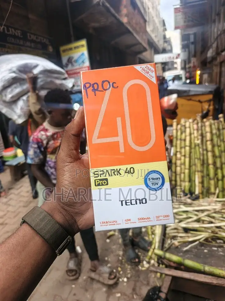 New Tecno Spark 40 Pro 256 GB Gray
