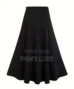 Plaid Elegance Flare Skirt