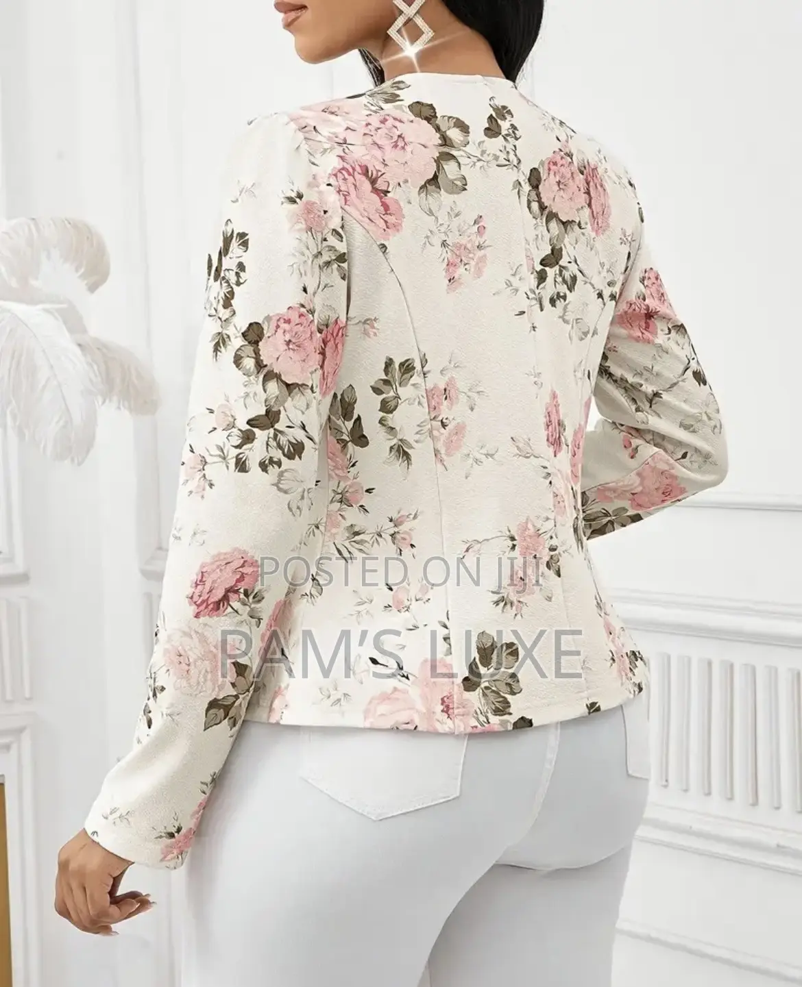 Floral Luxe Tailored Blazer