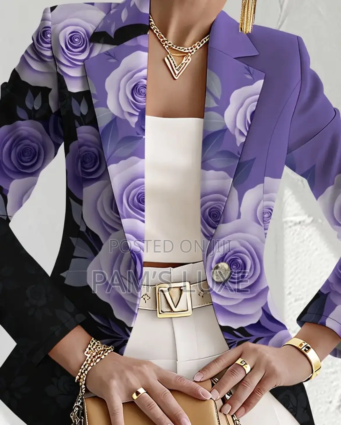 Purple Rose Blazer