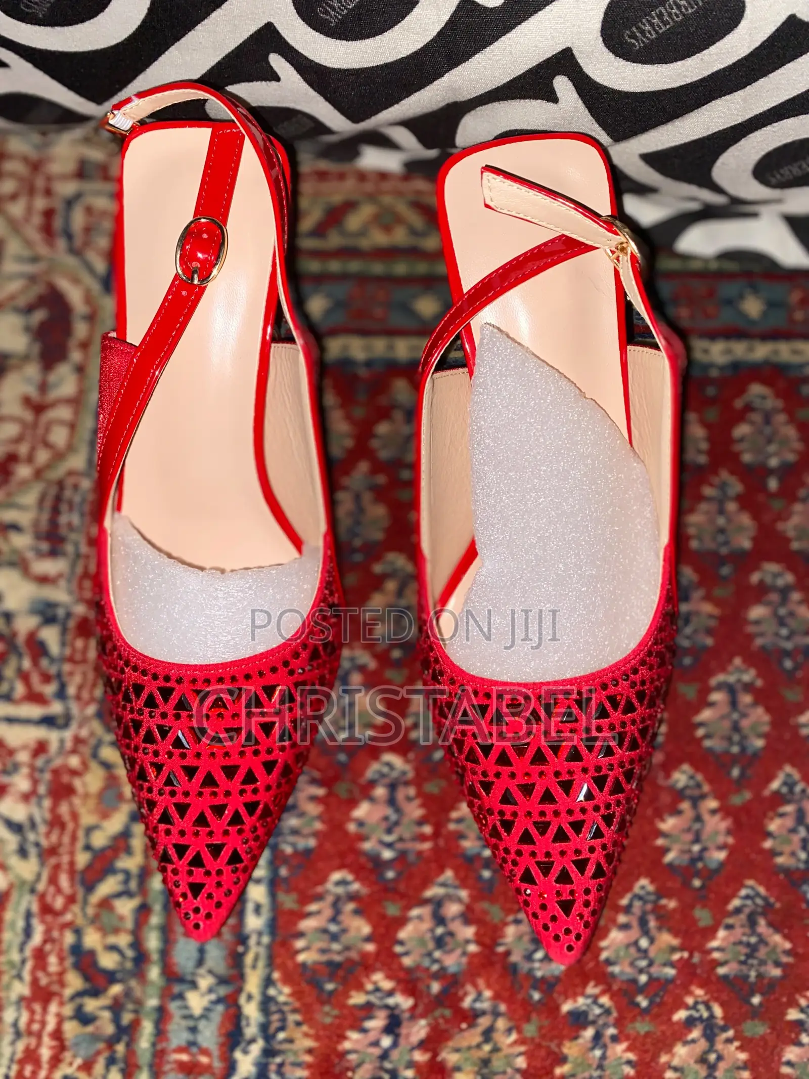 Women’S Red Stylish Heels