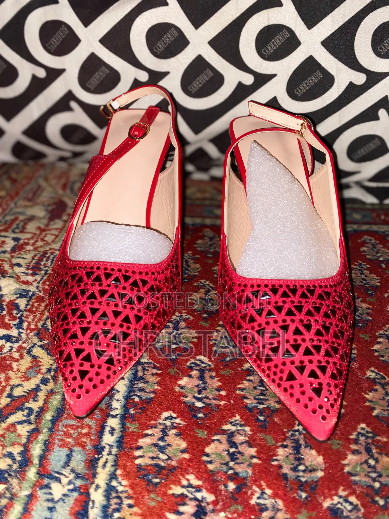 Women’S Red Stylish Heels