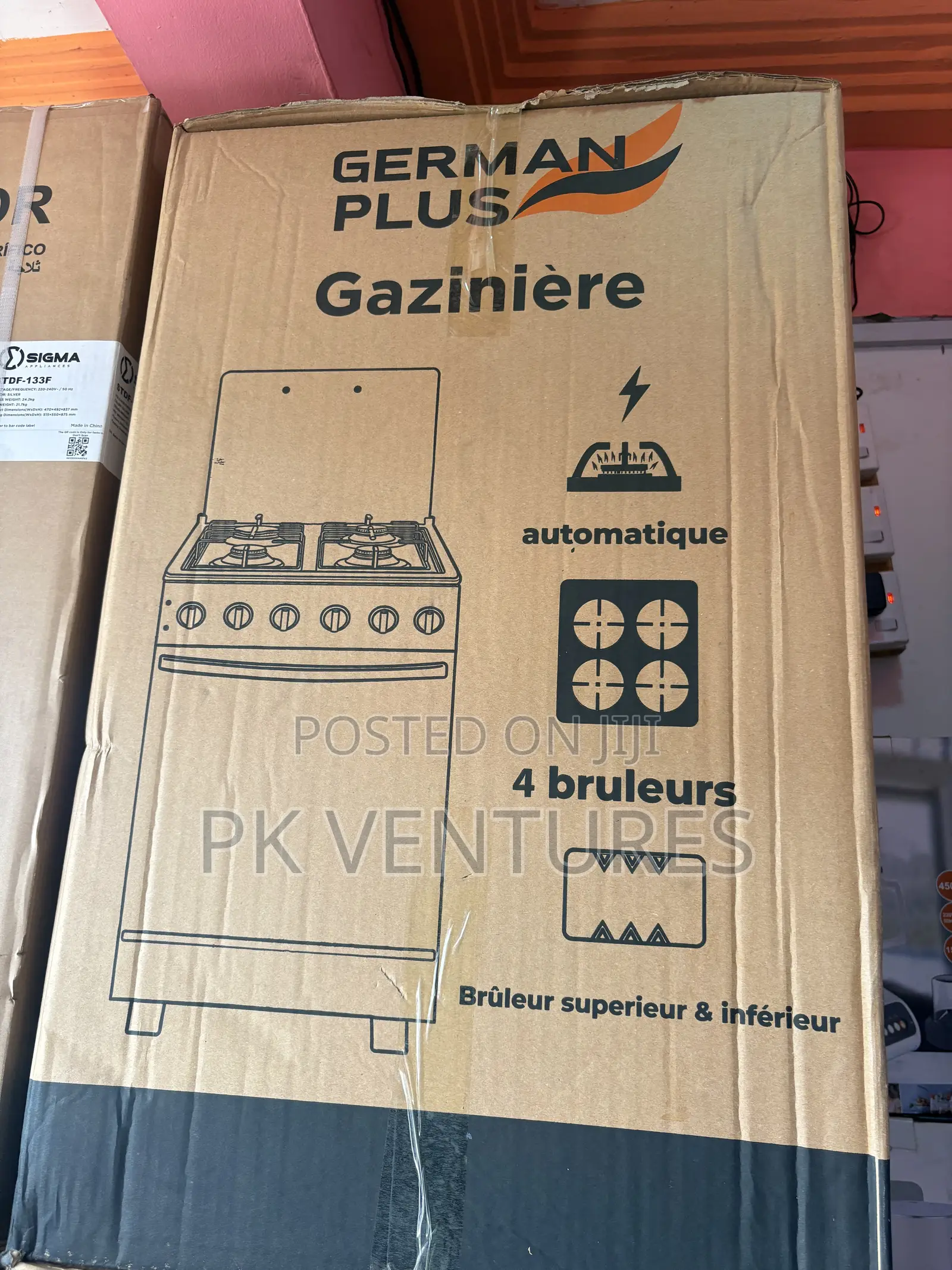 German Plus 4 Gas Burner