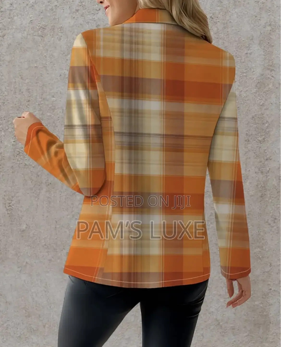 Autumn Plaid Blazer