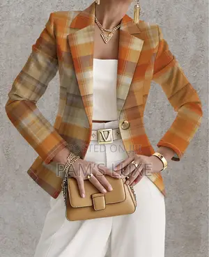 Autumn Plaid Blazer