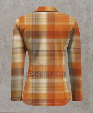 Autumn Plaid Blazer
