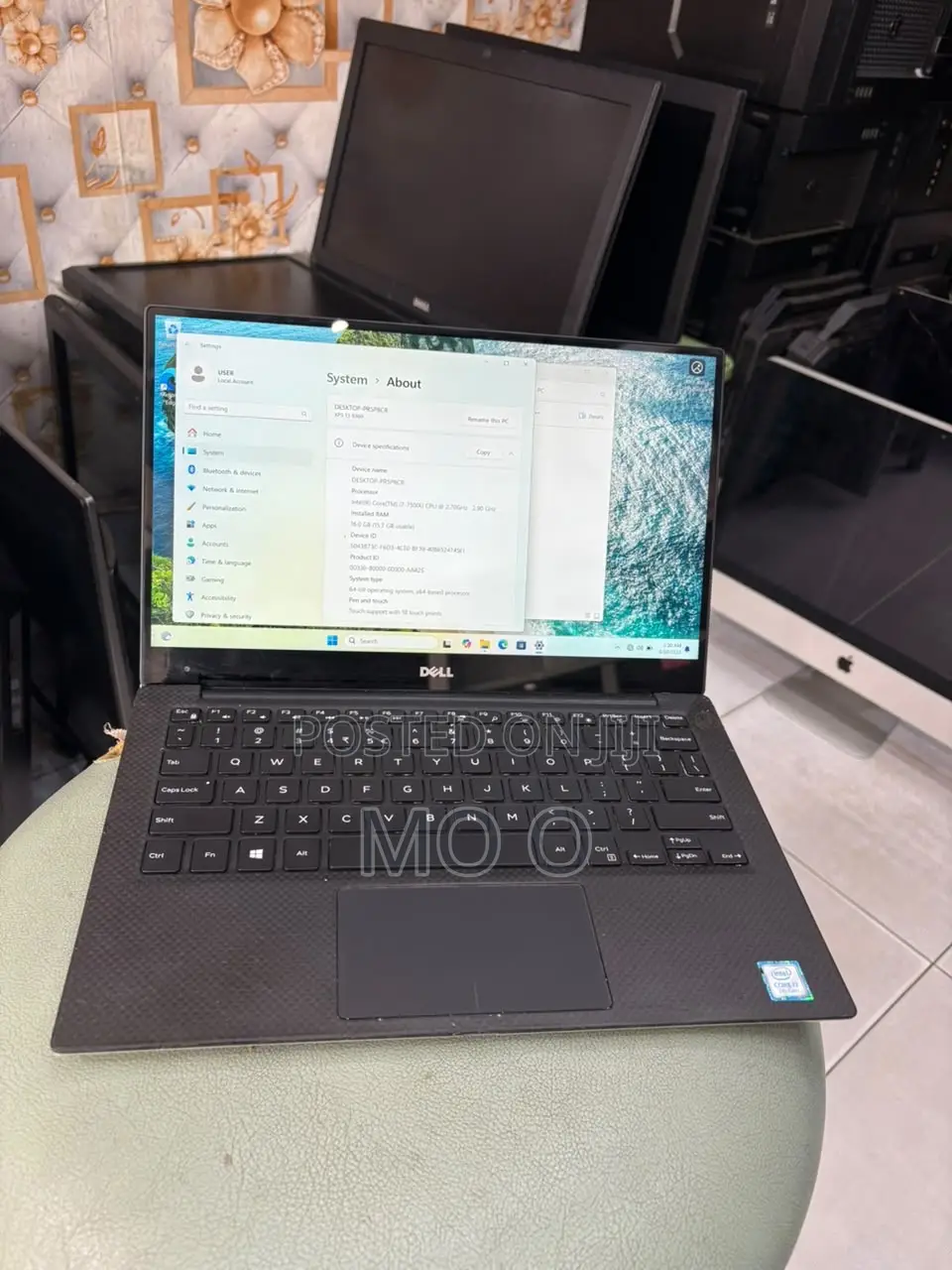Laptop Dell XPS 13 16GB Intel Core i7 SSD 512GB