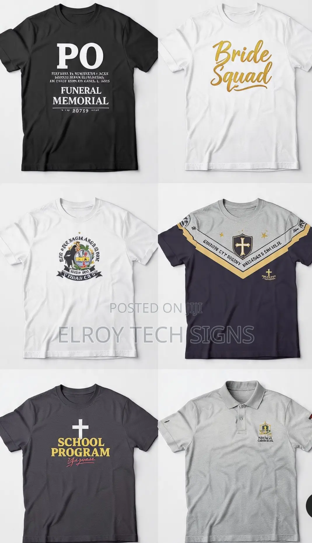 Custom T-Shirt Printing in Accra From 35ghc
