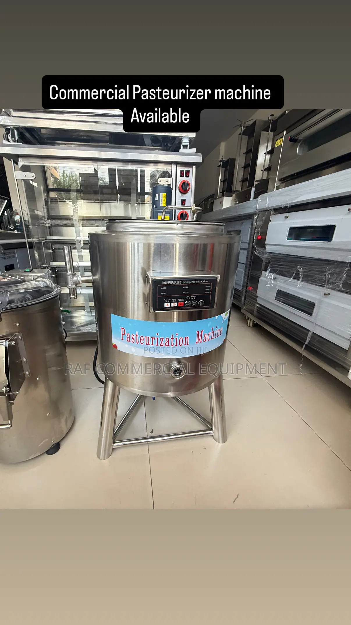 Commercial Stainless Steel 50l Pasteurizer Machine Food Grade