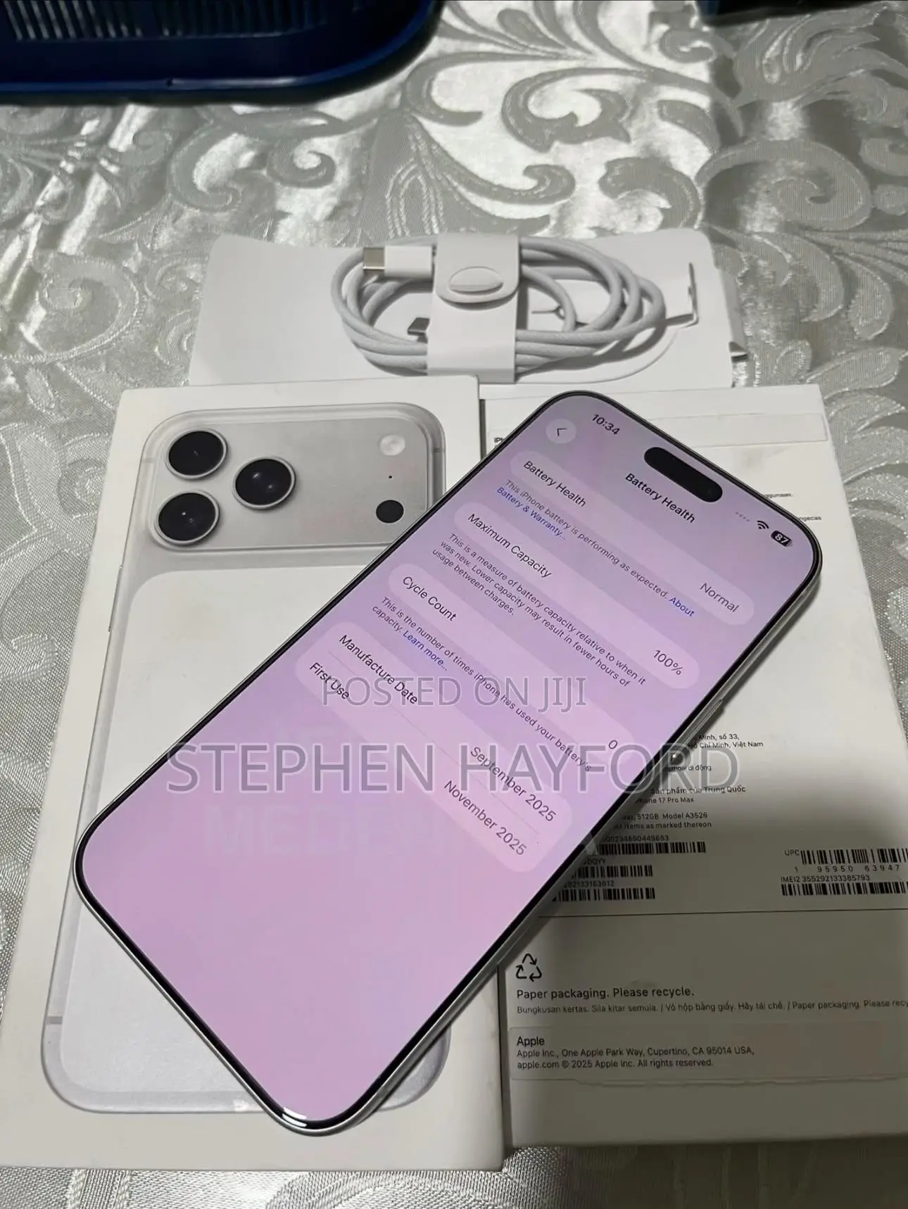 Apple iPhone 17 Pro Max 1 TB Silver