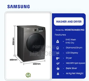 Samsung Washer and Dryer