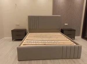 Luxury Beds With Side Drawers and Ottoman