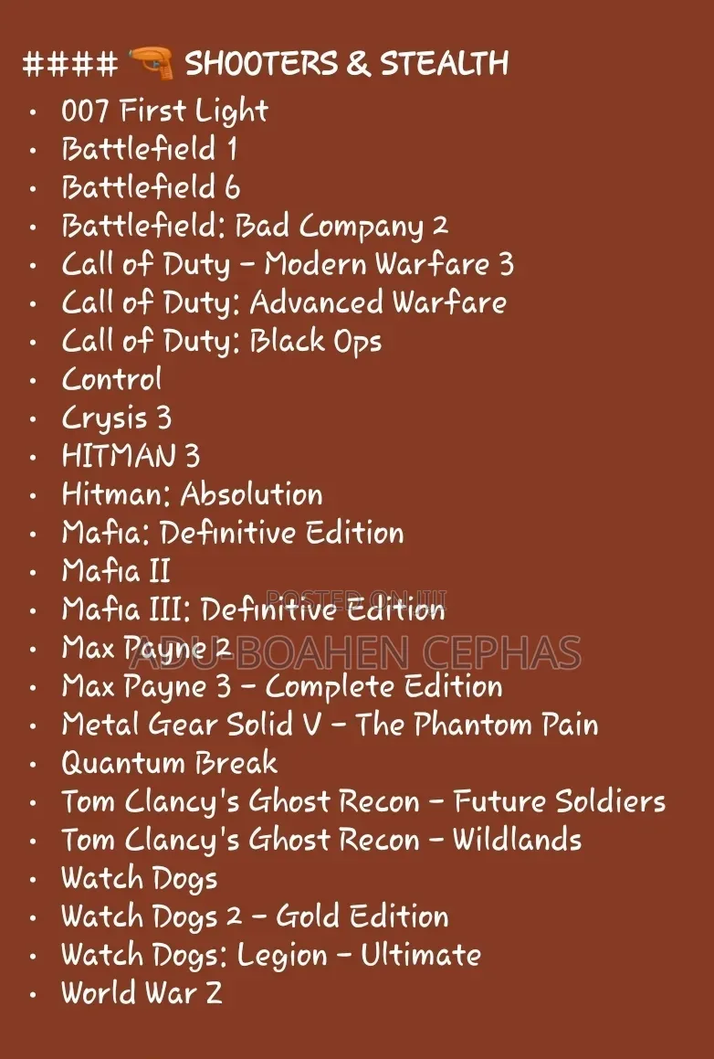 PC Online and Cracked Version Games Avaliable