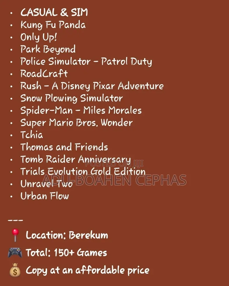 PC Online and Cracked Version Games Avaliable