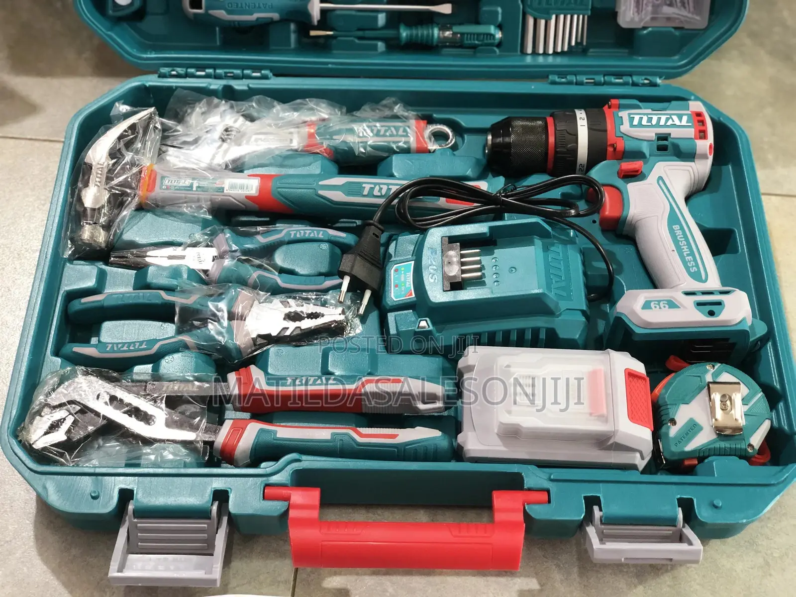 Total 103-pieces Cordless Drill Tools Kit