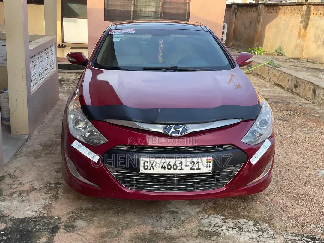 Hyundai Sonata Hybrid 2013 Red