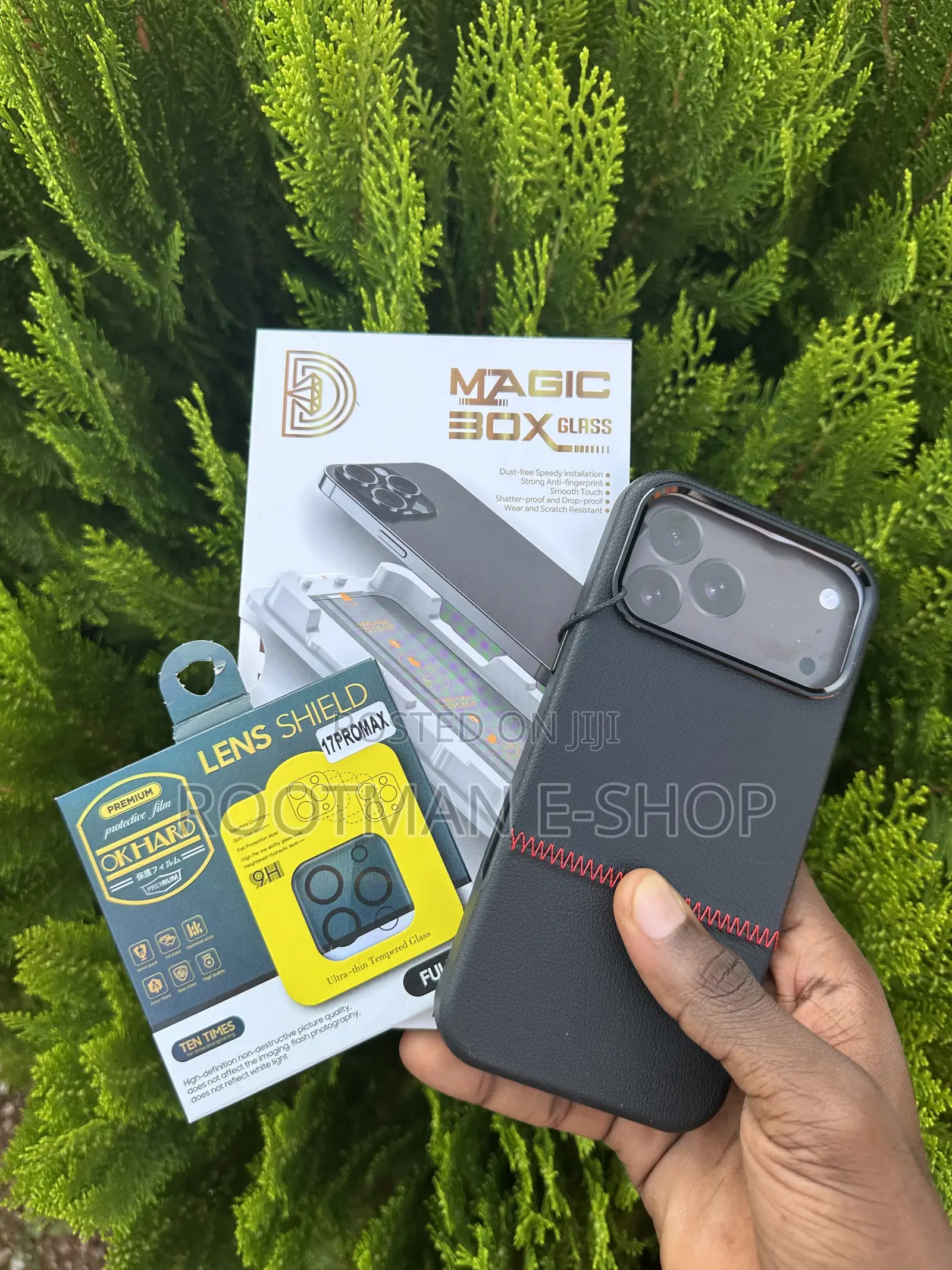 Ultimate Protection Bundle: Leather Case, Lens and Screen Protector
