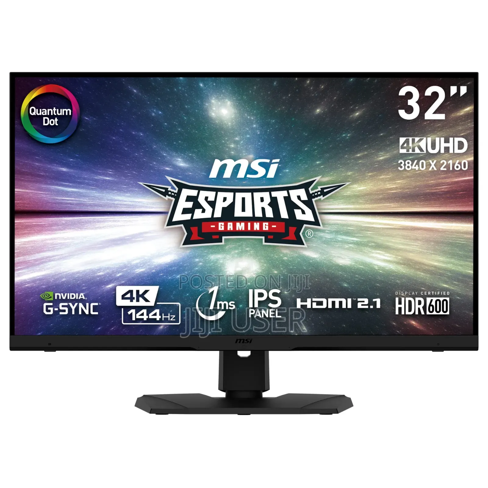 32inchs Msi Qled Uhd Ips HDR Edgeless 144hz Gaming Monitor