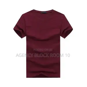 Casual Round Neck Short Sleeve T-Shirt - 6 Pieces - Multicolour