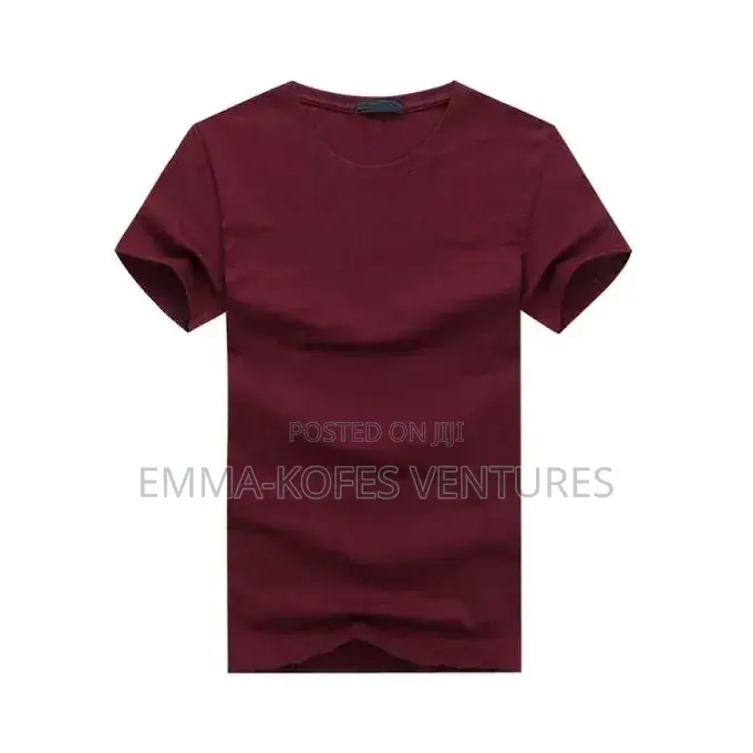 Casual Round Neck Short Sleeve T-Shirt - 6 Pieces - Multicolour