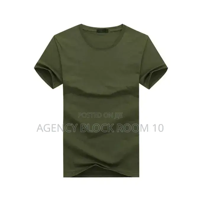 Casual Round Neck Short Sleeve T-Shirt - 6 Pieces - Multicolour