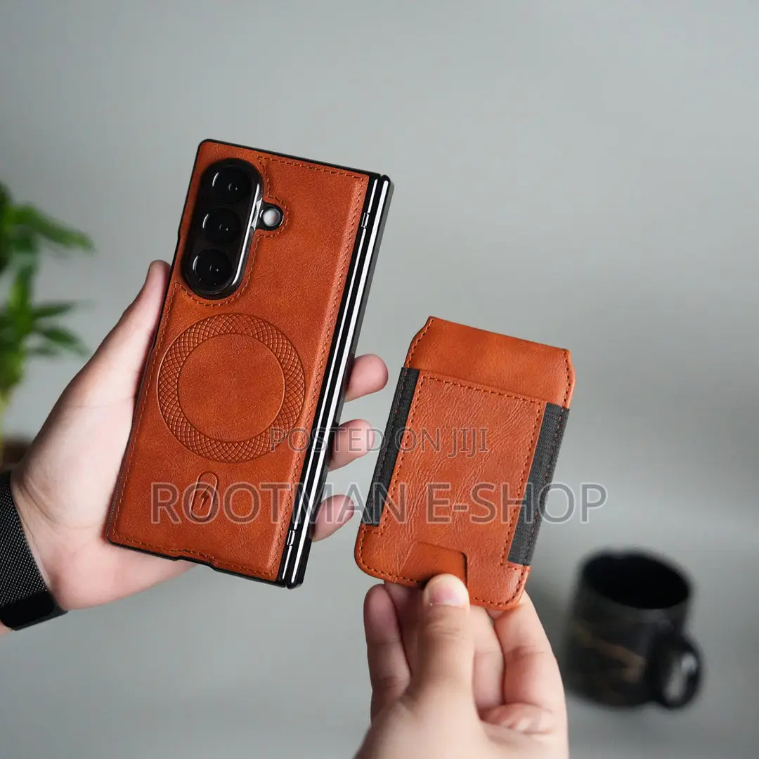 Luxury Leather Magnetic Kickstand Case 4 Samsung Galaxy Z Fold Series