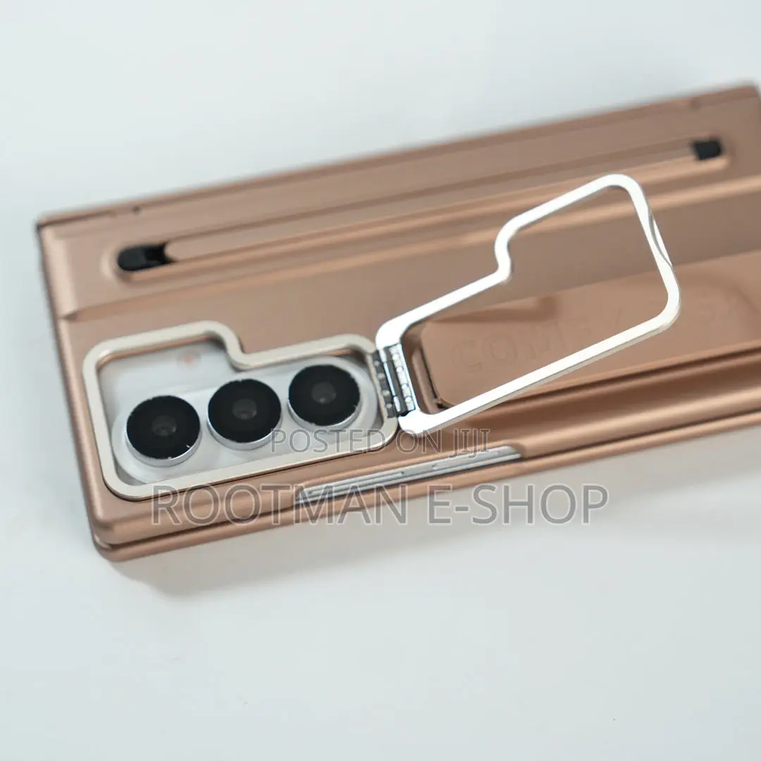 Premium Grip Strap Case With S Pen Holder Stand Galaxy Z Fold Series
