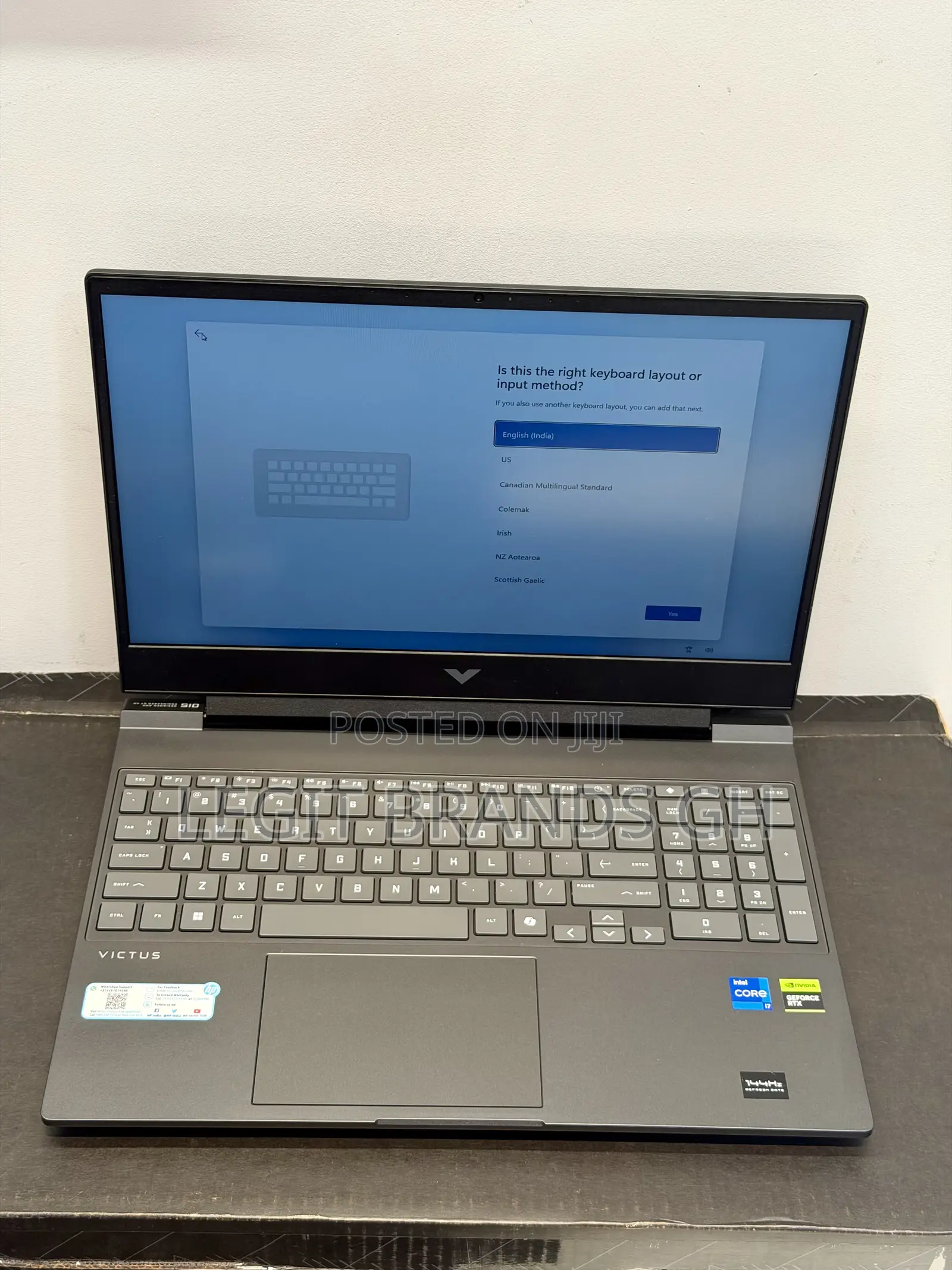 Laptop HP Victus 15 24GB Intel Core i7 SSD 512GB