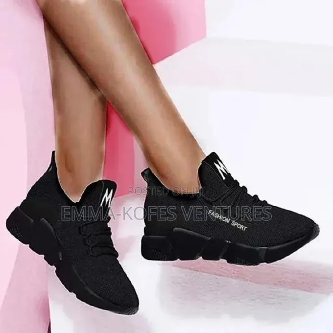 Fuxing Fashion Women Shoes Ladies Shoes Sneakers Women - Black