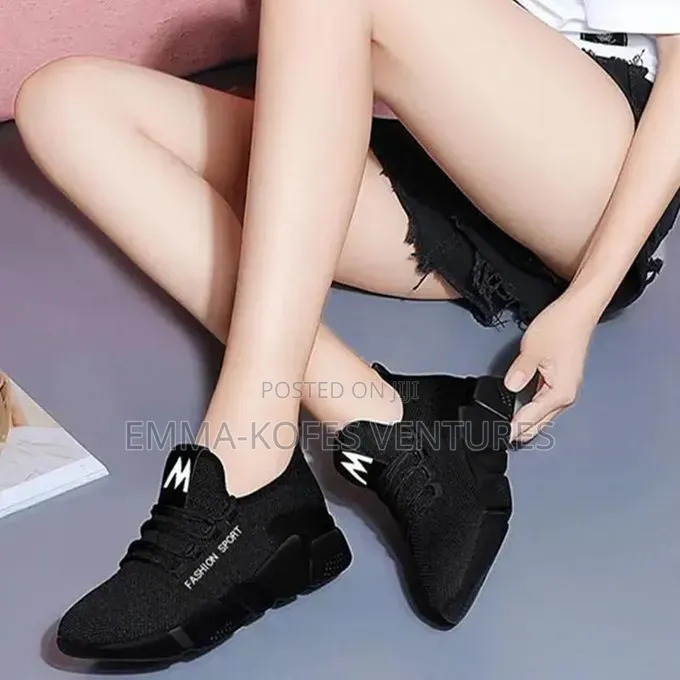 Fuxing Fashion Women Shoes Ladies Shoes Sneakers Women - Black