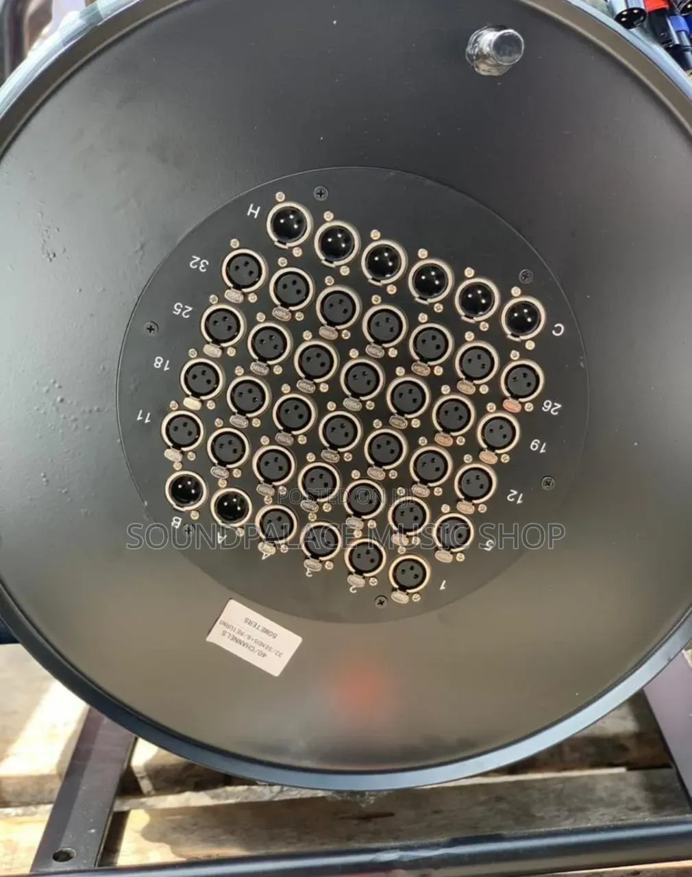 32-channel Stage Snake Cable Reel Audiolink