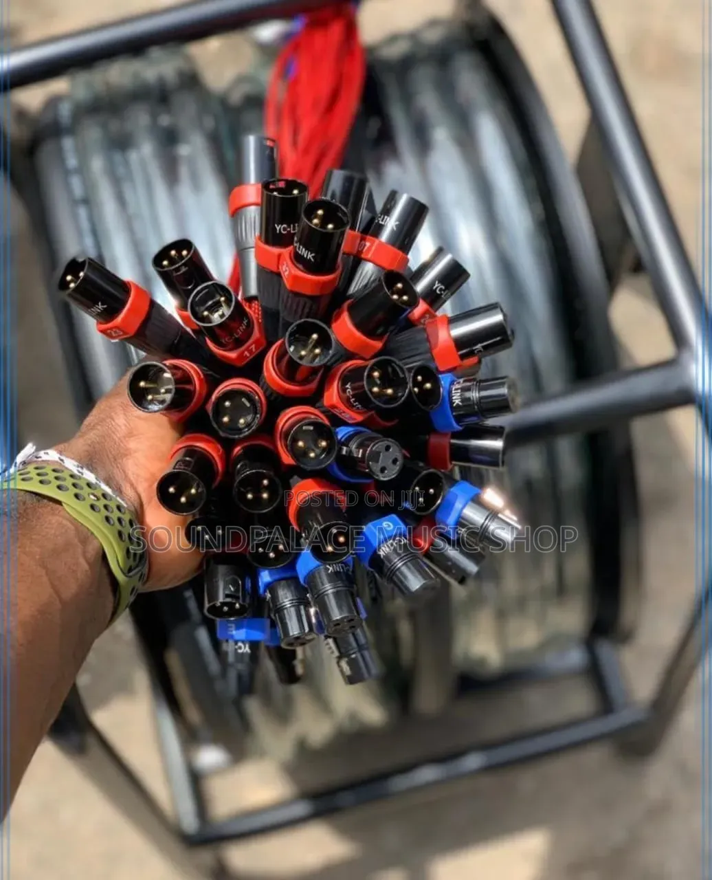 32-channel Stage Snake Cable Reel Audiolink