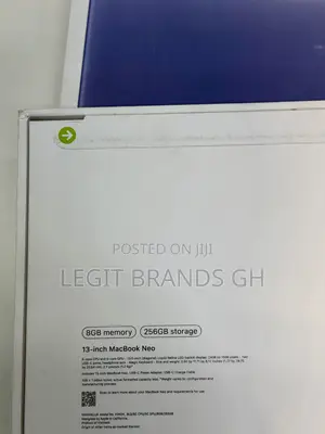 New Laptop Apple MacBook Neo 2026 8GB Apple M5 SSD 256GB