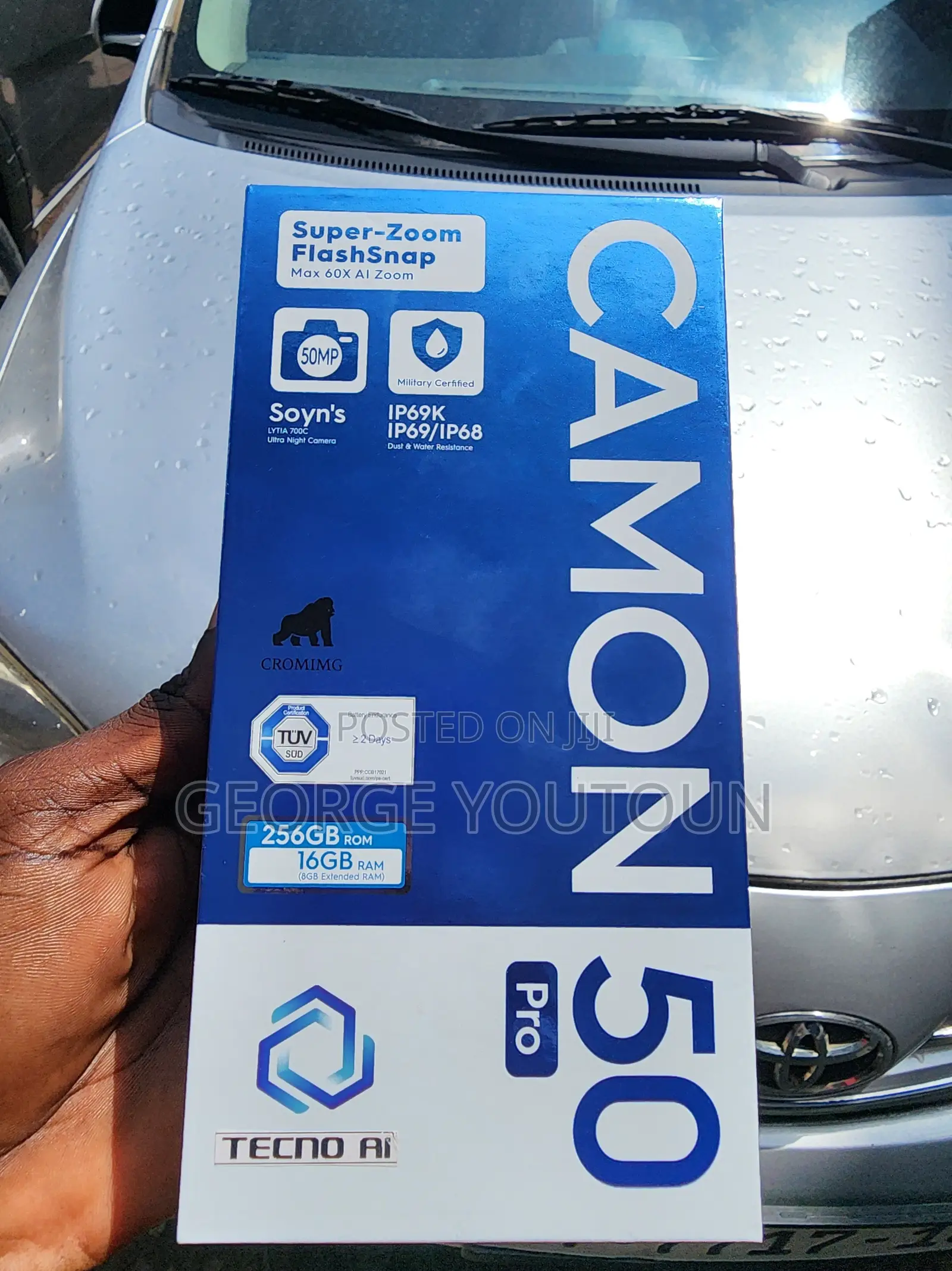 New Tecno Camon 50 Pro 256 GB Black