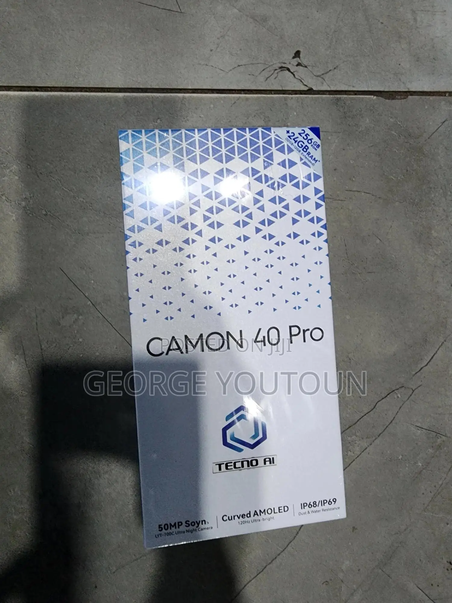 New Tecno Camon 40 Pro 5G 256 GB Black
