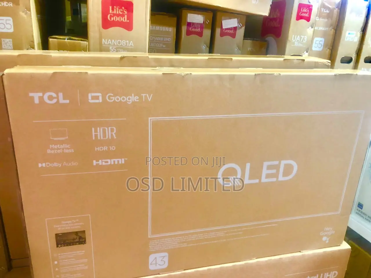 Step Into a World of Qled Color Clarity With TCL 43" Smart Tv