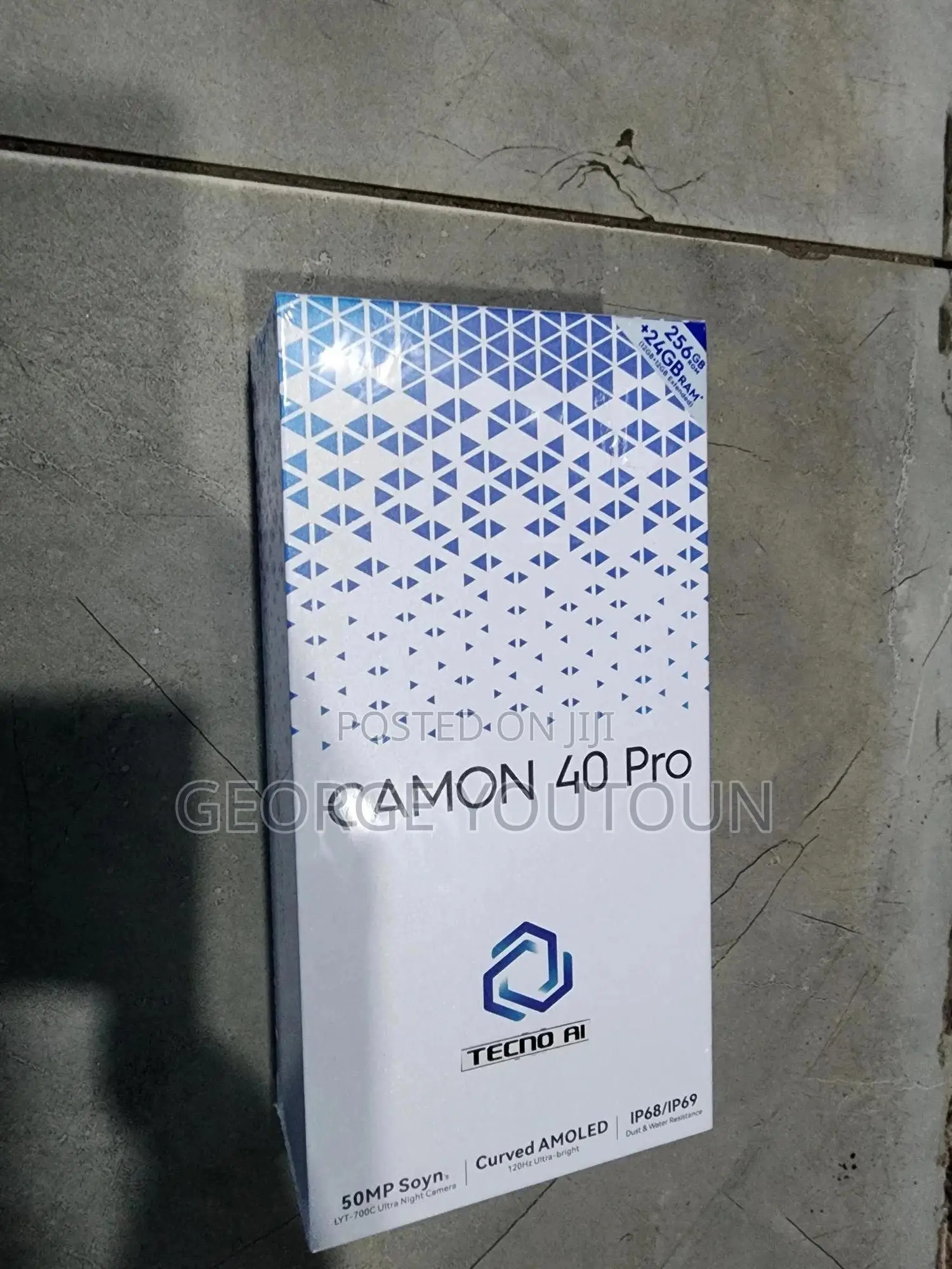 New Tecno Camon 40 Pro 5G 256 GB Black