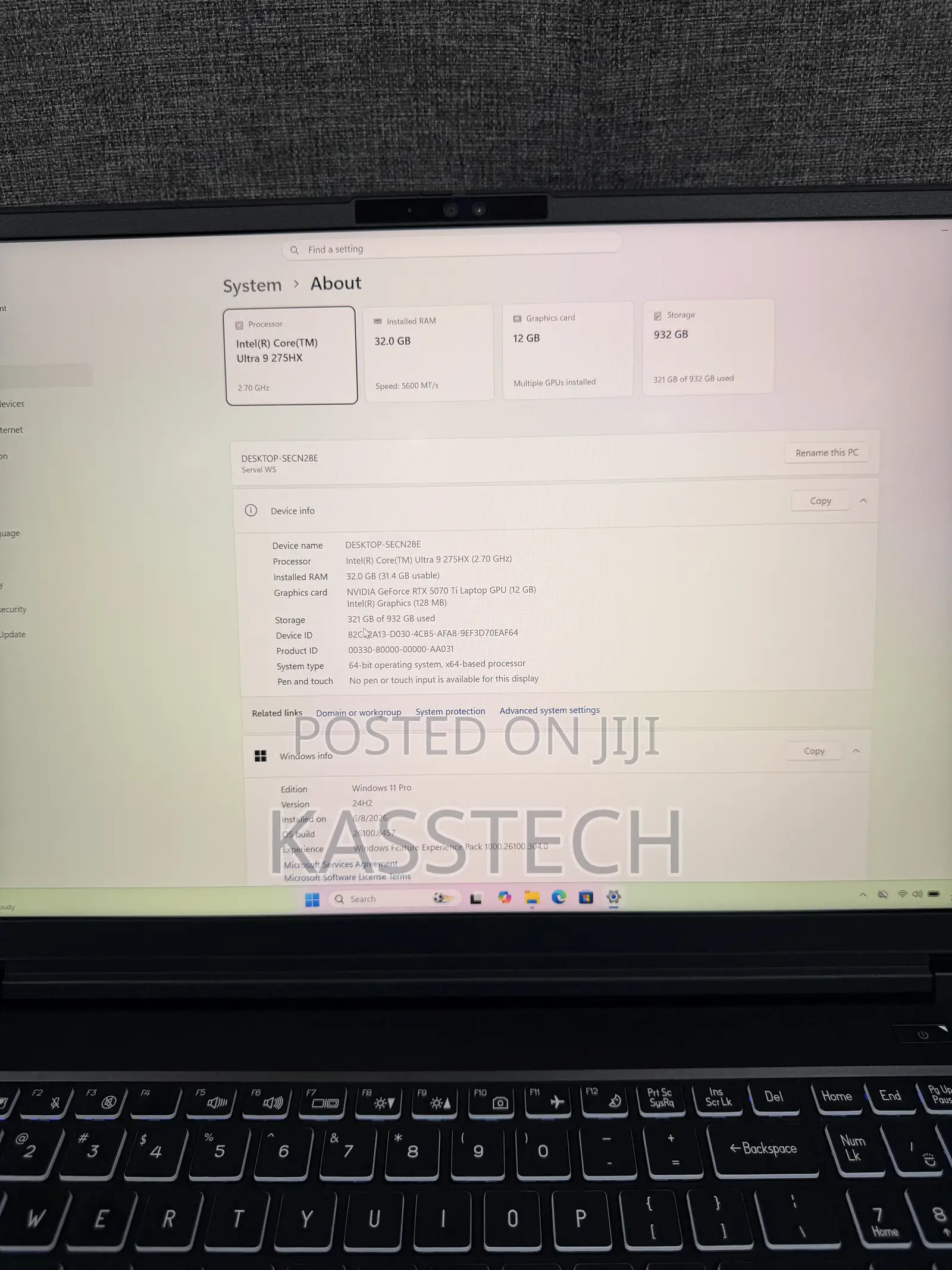 New Laptop 32GB Intel Core Ultra 9 SSD 1T