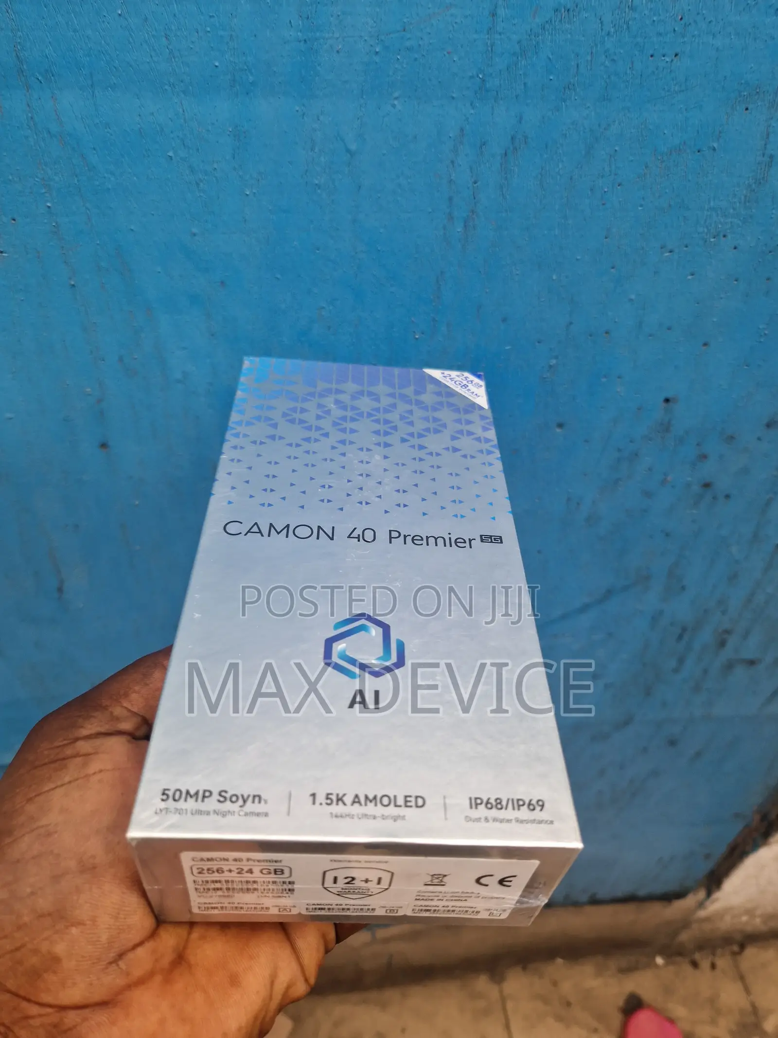 New Tecno Camon 40 Premier 256 GB Silver