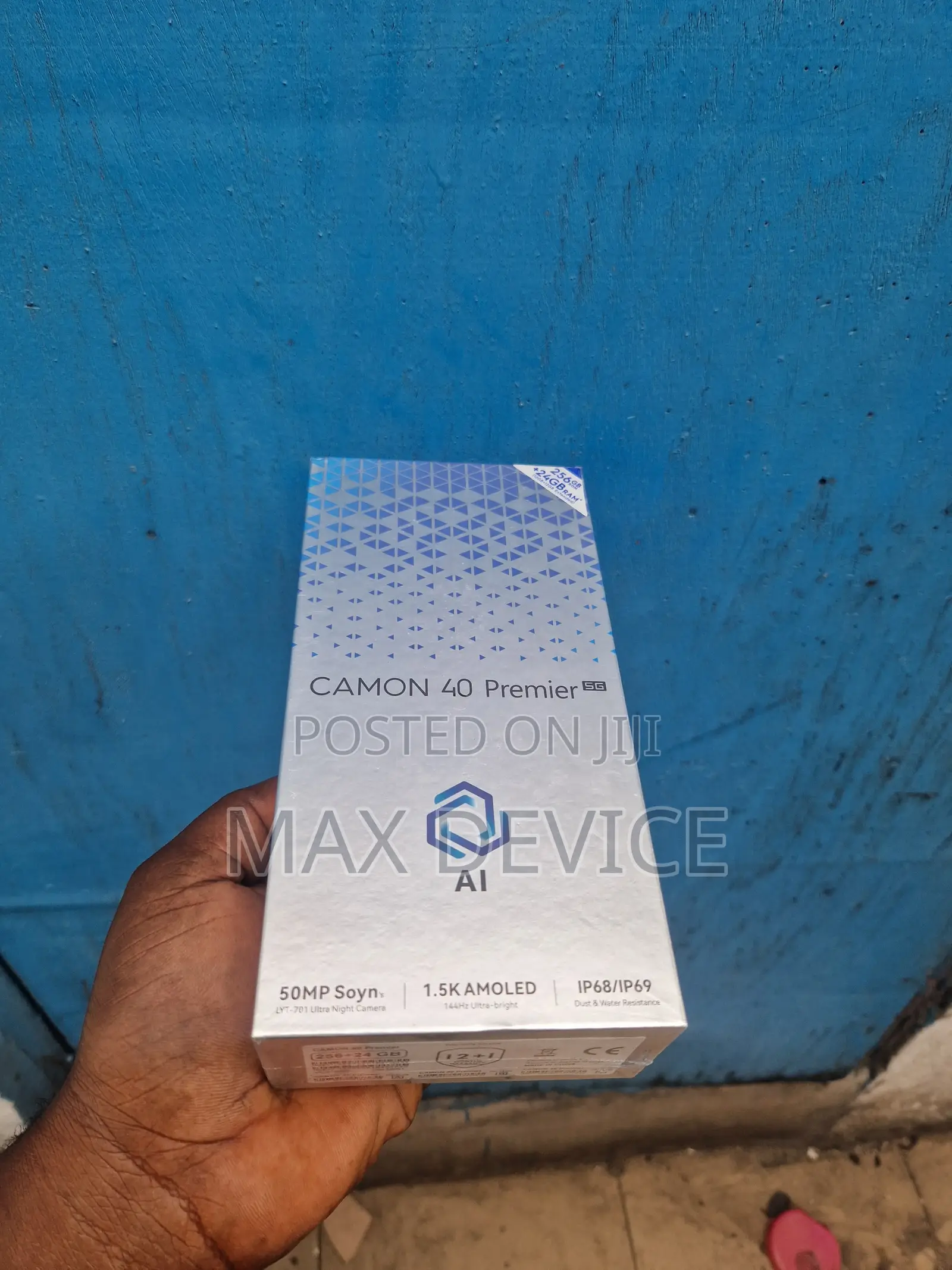 New Tecno Camon 40 Premier 256 GB Silver