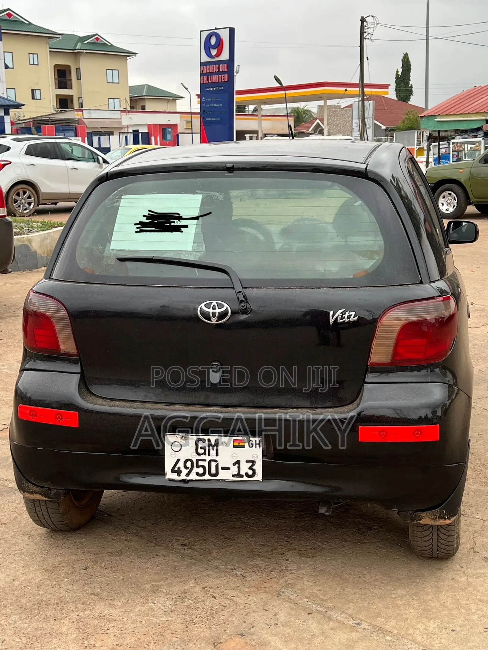Toyota Vitz 1.3 AWD 3dr 2003 Black