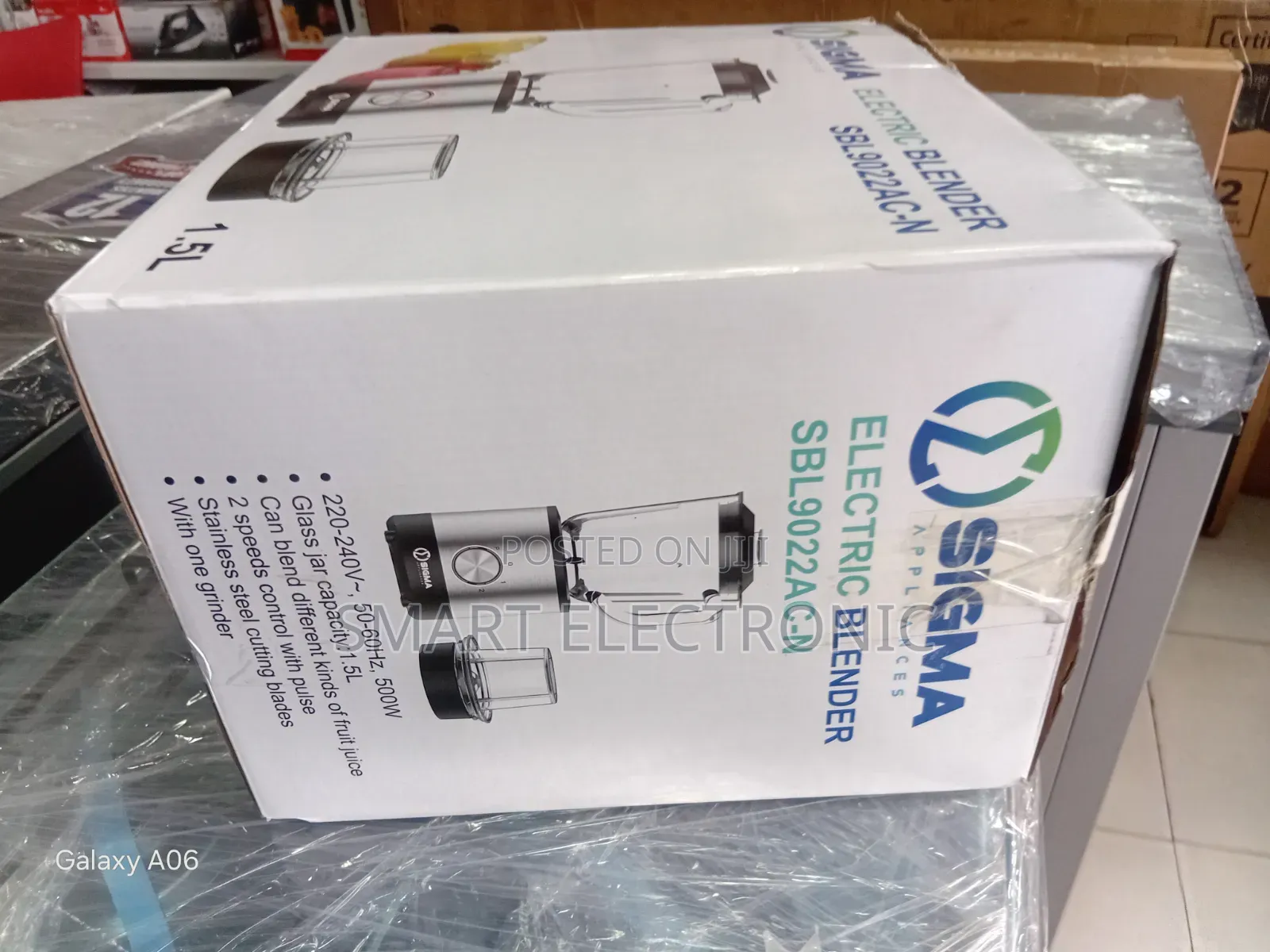 Sigma 1.5l Electric Blender – Powerful Kitchen Smoothie Maker