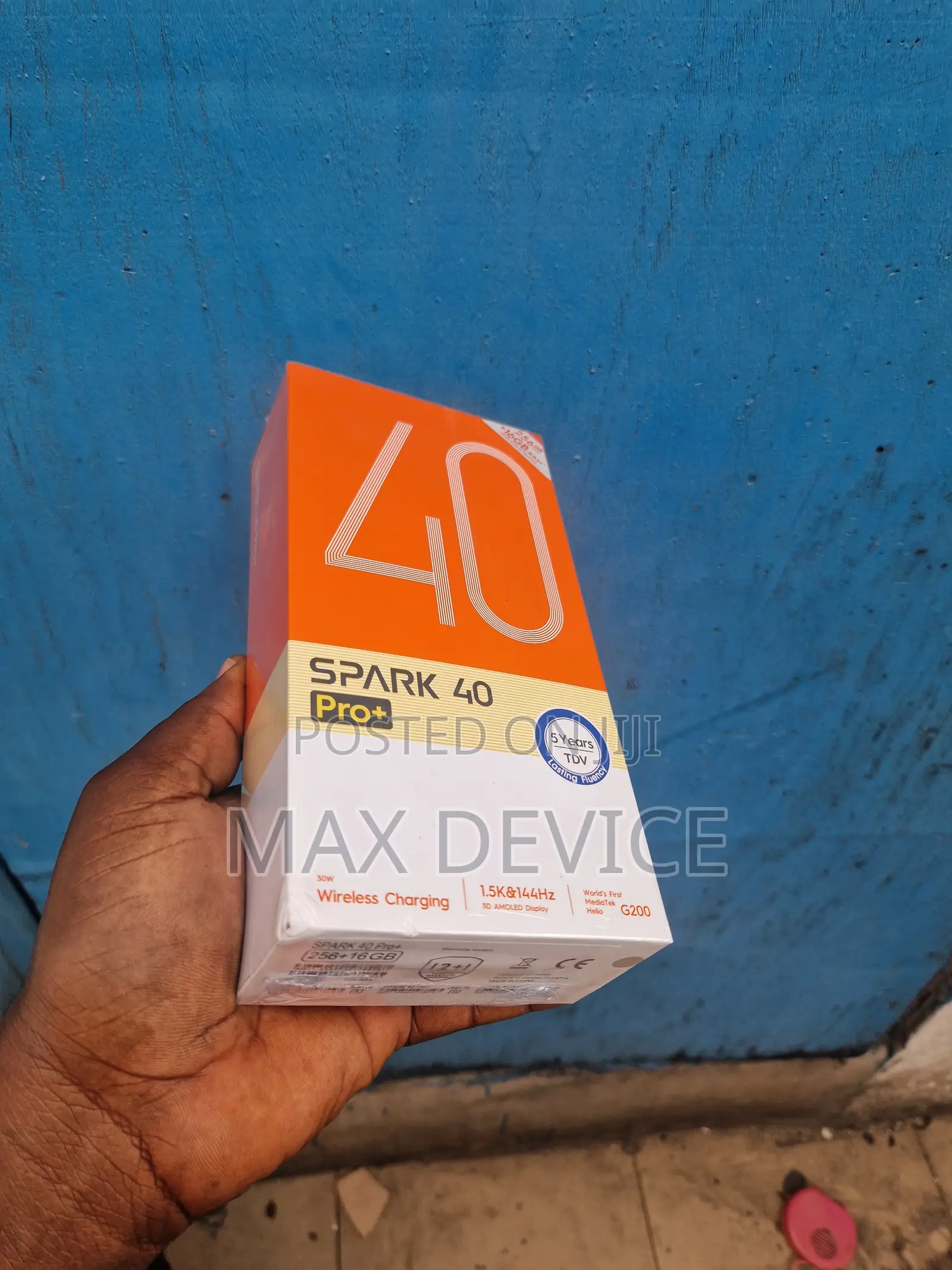 New Tecno Spark 40 Pro+ 256 GB White